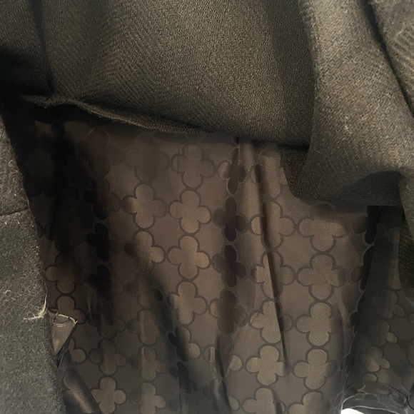 Pink Tartan Textured Wool Mini Skirt NWT - Picture 3 of 4